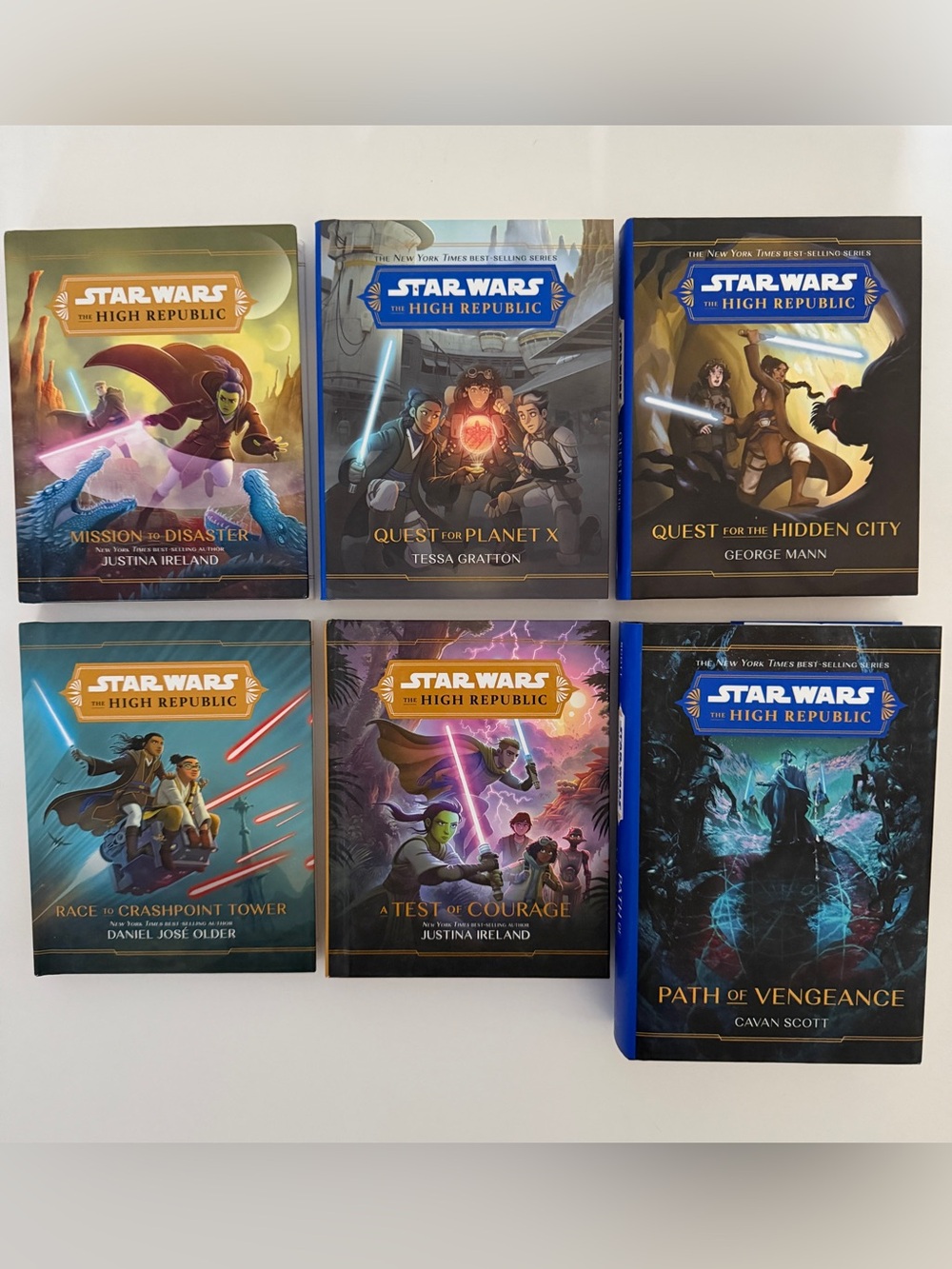 Star Wars High Republic Middle Grade Quest Book Lot 6 Books